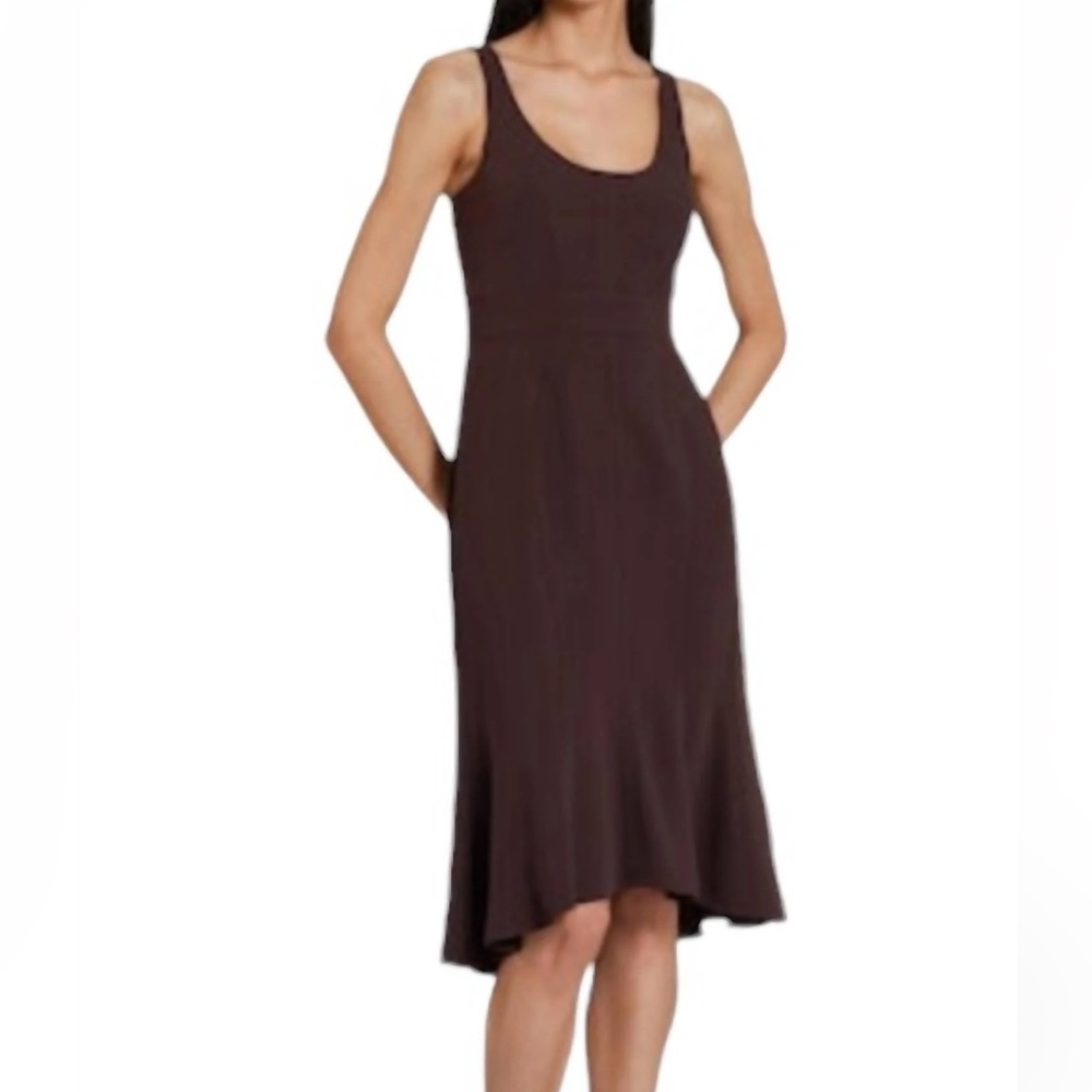 Amanda Uprichard Campania Dress Small Brown
